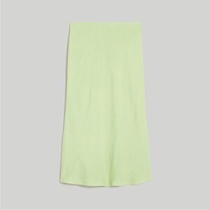 Madewell Layton Light Green Midi skirt